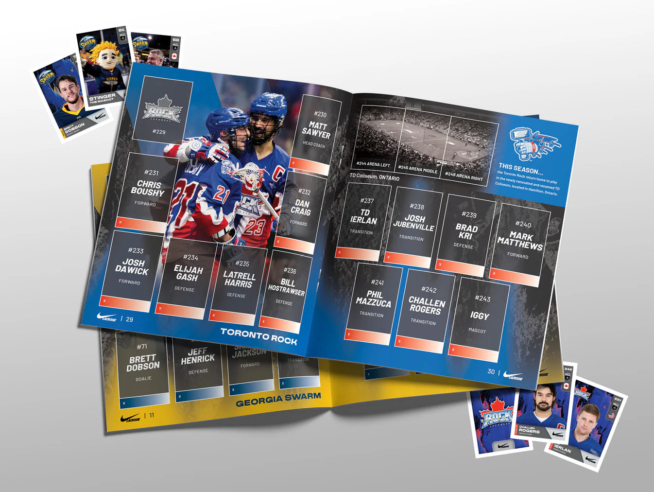 TFL NLL Sticker Album