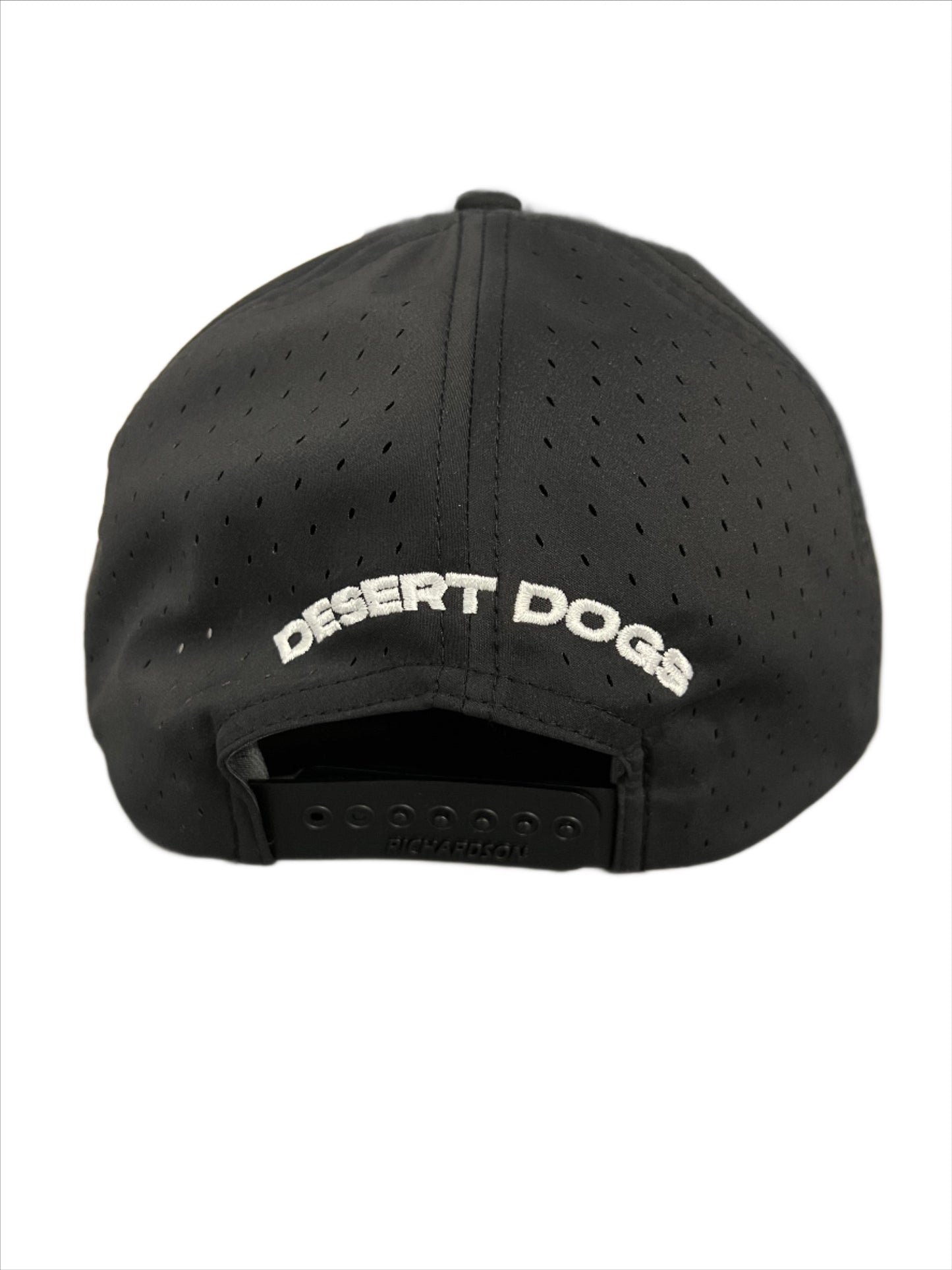 7 PANEL DRI FIT SNAP BACK - BLACK