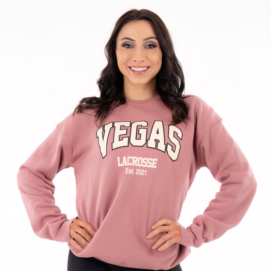 Mauve Vegas Crewneck