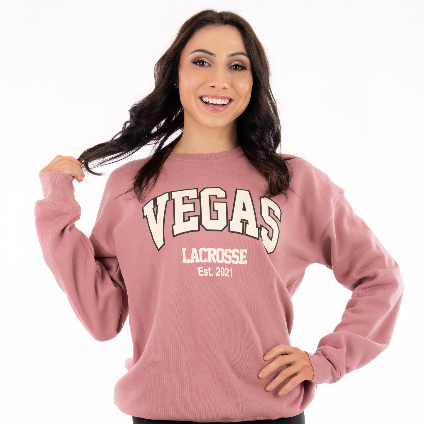 Mauve Vegas Crewneck