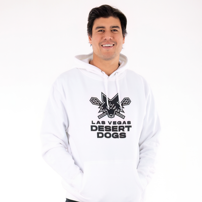 White Logo Hoodie