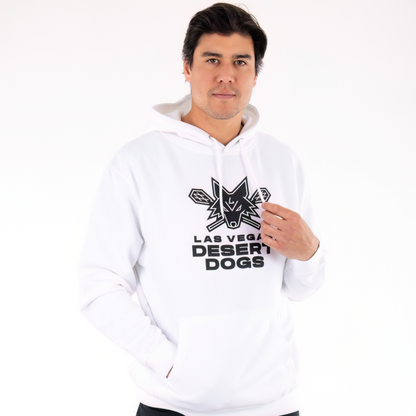 White Logo Hoodie