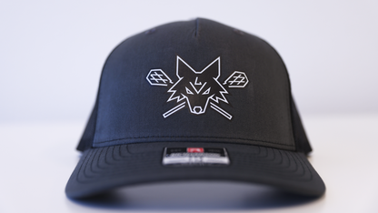 Grey and Black Trucker Hat