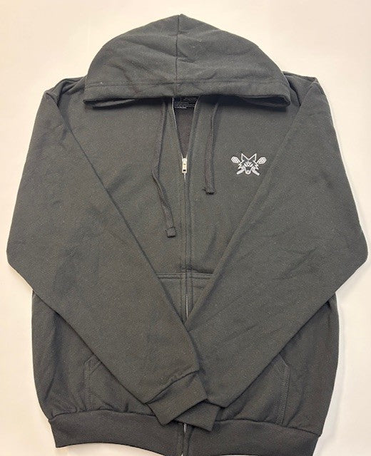 Dog Logo Zip Up Hoodie