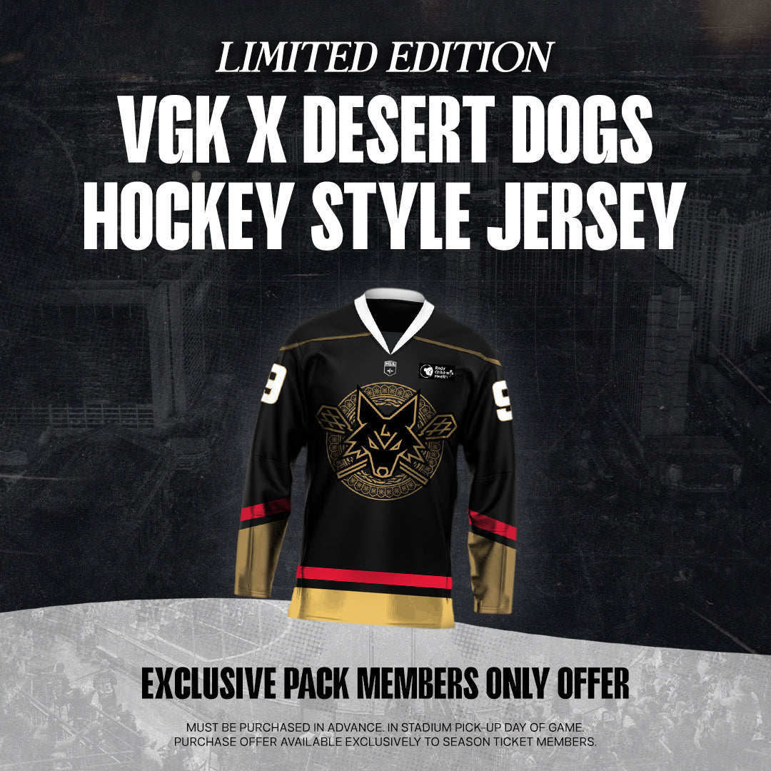 VGK x Desert Dogs Hockey Style Jersey - Members Only Offer