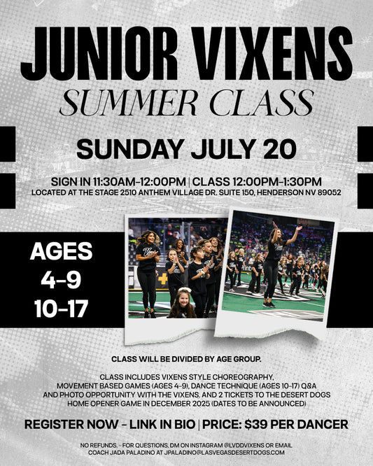 Junior Vixens Summer Class