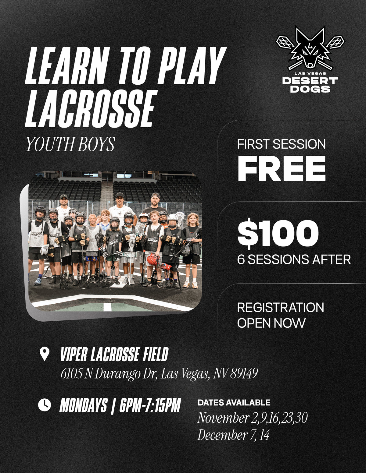 Youth Boys Learn to Play!
