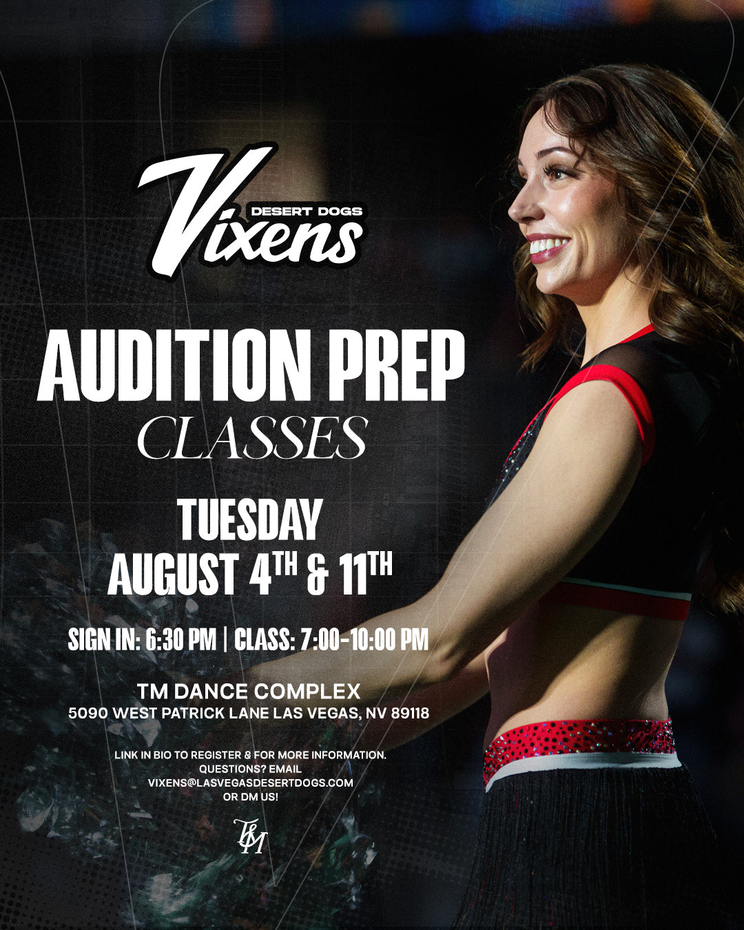 Vixens Audition Prep Classes 2026