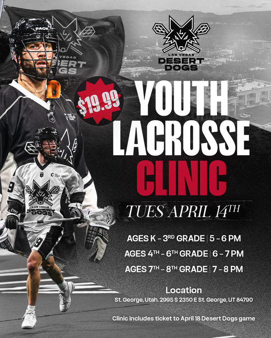 Youth Lacrosse Clinic in St. George, UT on April 14th