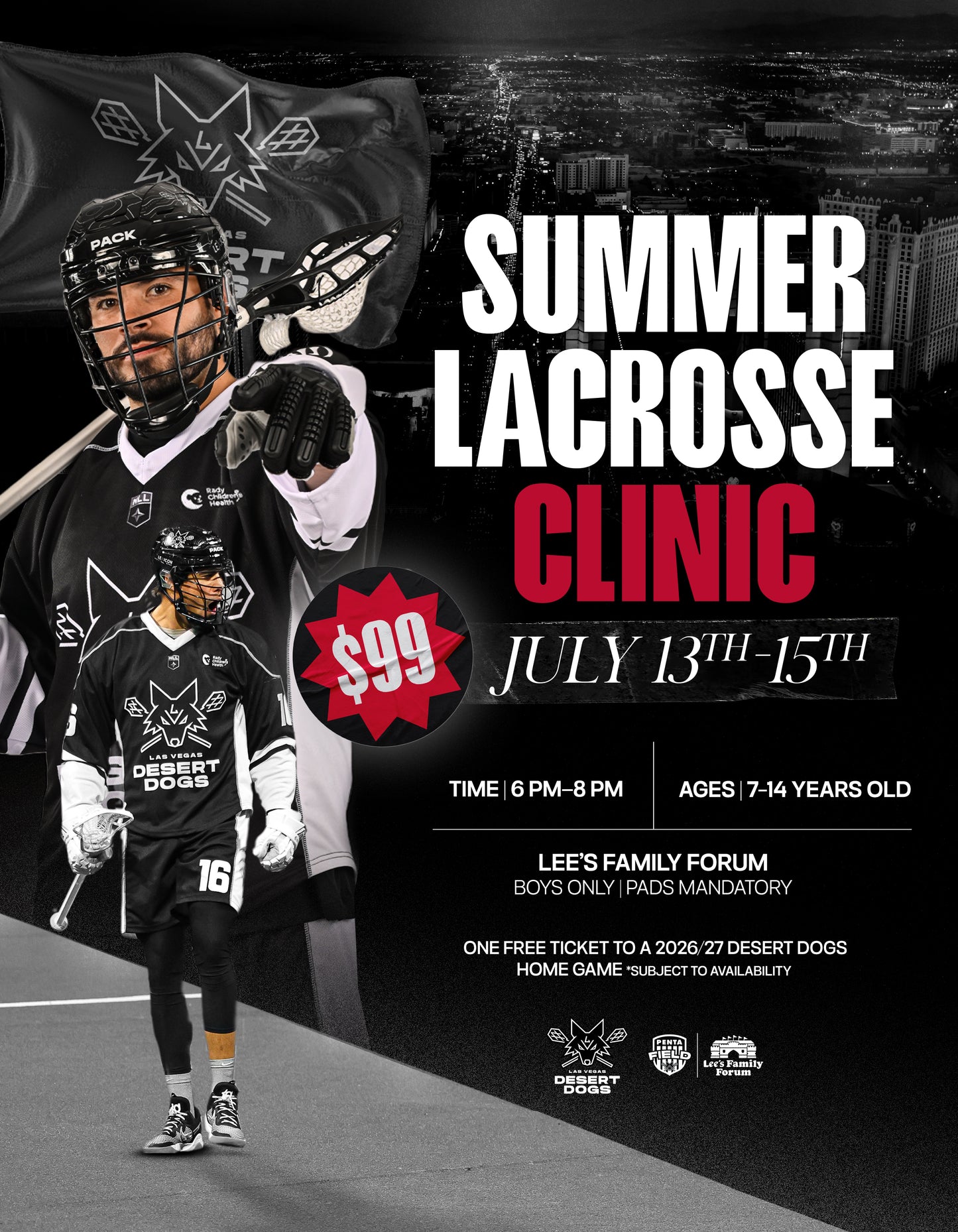 Boys Summer Lacrosse Clinic (July 13 -15)