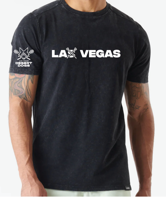 Legends - Split Hem Aviation Tee Washed Black - SALE