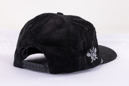 Black Corduroy Hat