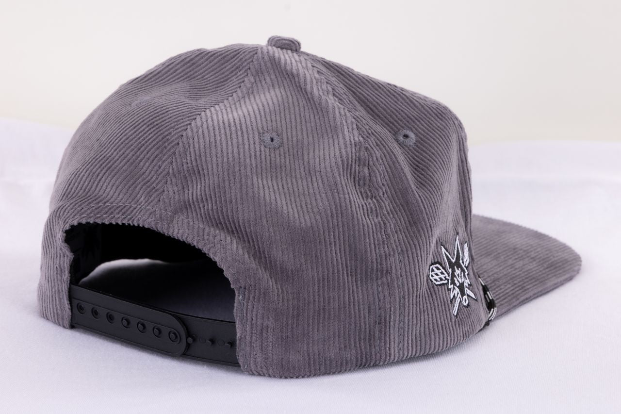 Gray Corduroy Hat