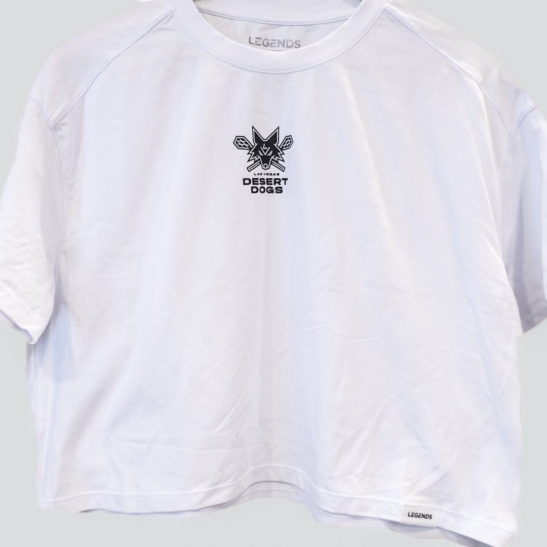 WOMEN'S CROP WHITE